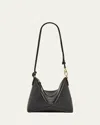 Loewe Puzzle Fold Clutch Bag In Shiny Calfskin In Black