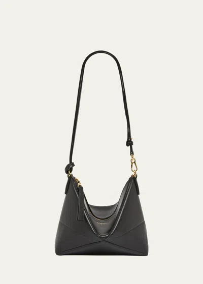 Loewe Puzzle Fold Leather Pouch Shoulder Bag In Beige