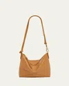 Loewe Puzzle Fold Leather Pouch Shoulder Bag In Warm Desert