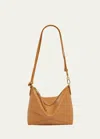 Loewe Puzzle Fold Leather Pouch Shoulder Bag In Warmdesert