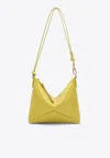 Loewe Puzzle Fold Yellow Clutch Bag In Metallic