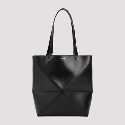 Loewe Women's Medium Puzzle Fold Tote Bag In Black