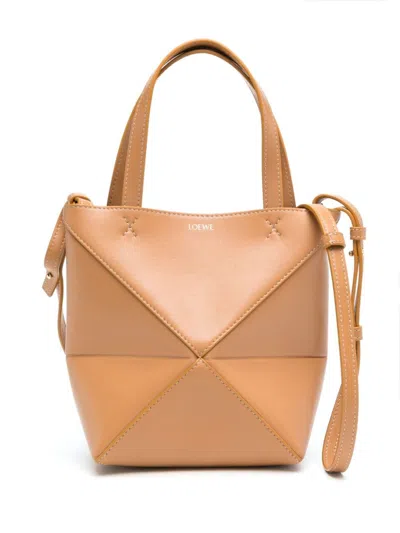 Loewe Puzzle Fold Mini Leather Tote
