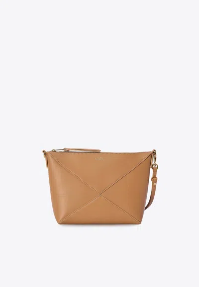 Loewe Puzzle Fold Pochette Leather Shoulder Bag