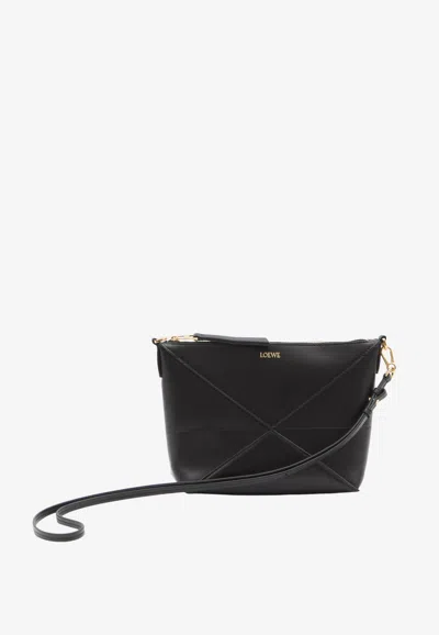 Loewe Puzzle Fold Pouch In Black