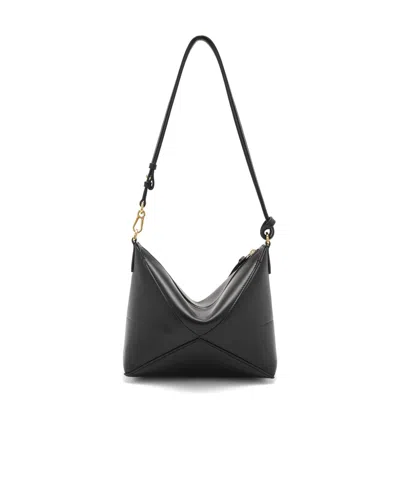 Loewe Puzzle Fold Pouch In Black