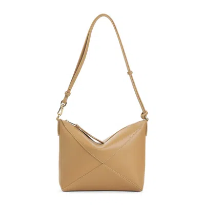 Loewe Puzzle Fold Pouch In Neutral