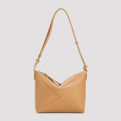Loewe Puzzle Fold Pouch In Sand