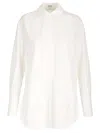 Loewe Puzzle Fold Shirts White In White