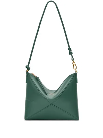Loewe Puzzle Fold Shoulder Bag In 绿色