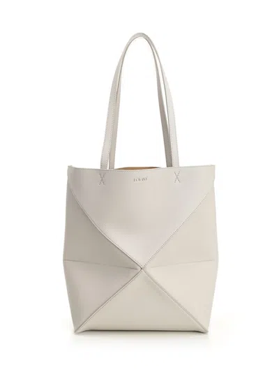 Loewe Puzzle Fold Shoulder Bags Brown