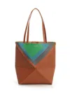 Loewe Medium Puzzle Fold Tote Bag In Calfskin Nappa