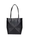 Loewe 'puzzle Fold' Tote Bag In Black
