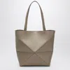 Loewe Puzzle Fold Tote Bag Medium Sand Colour Women