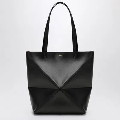 Loewe Puzzle Fold Tote Black Bag Medium Women