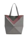 Loewe Puzzle Fold Tote Xl Albers Shoulder Bags Grey