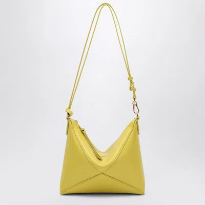 Loewe Puzzle Fold Yellow Clutch Bag In Metallic