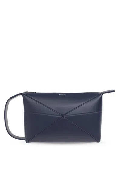 Loewe Puzzle Fold Zip In Blue