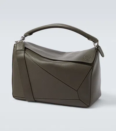 Loewe Puzzle Large Leather Top-handle Bag