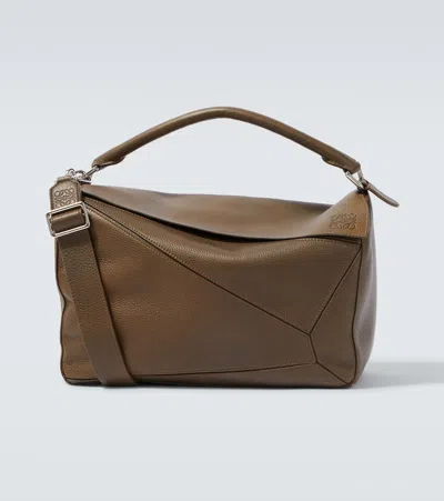 Loewe Puzzle Large Leather Tote Bag