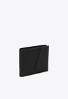 Loewe Puzzle Leather Bi-fold Wallet In Black