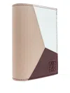 Loewe Leather Puzzle Compact Wallet In Multi