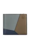 Loewe Puzzle Leather Wallet In Multi