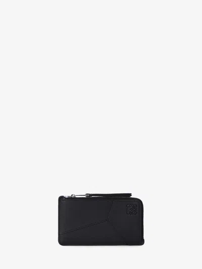 Loewe Puzzle Long Cardholder In Black