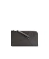 Loewe Puzzle Edge Long Card And Coin Holder In Classic Calf Leather In Black