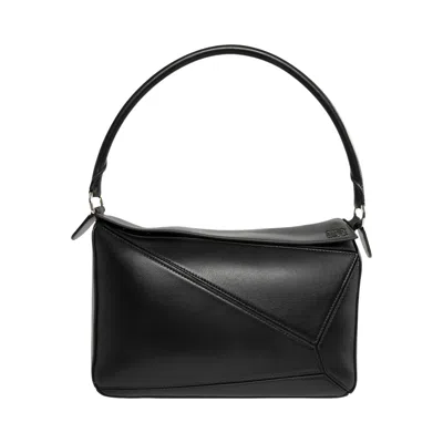 Pre-owned Loewe Puzzle Medium Bag 'black' | Women's Size Onesize