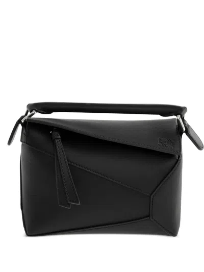 Loewe Puzzle Mini Bag In Black