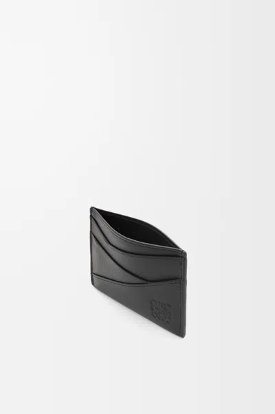 Loewe Puzzle Plain Cardholder In Supple Grained Leather Skin For Man In Black