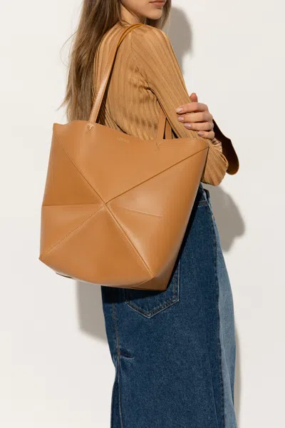Loewe ‘puzzle' Shopper Bag In Brown