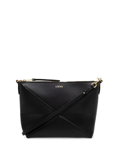 Loewe Puzzle Shoulder Bag In Neutral