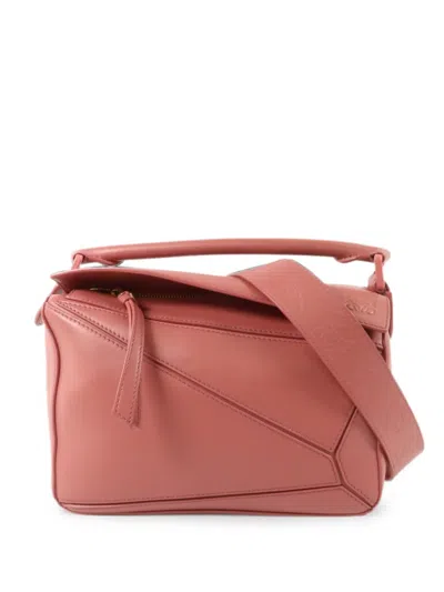 Pre-owned Loewe Puzzle Shoulder Bag In Pink
