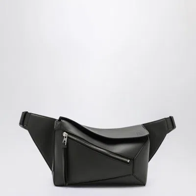 Loewe Puzzle Small Belt Bag In Dark In Gray
