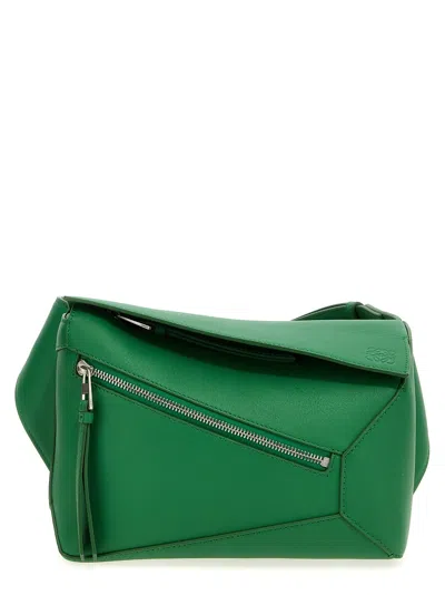 Loewe Puzzle Crossbody Bags Green