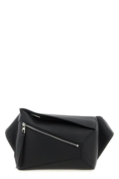 Loewe 'puzzle' Small Fanny Pack In Black