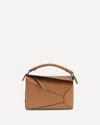 Loewe Puzzle Small Handbag In Brown