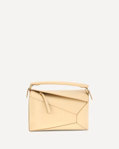 Loewe Puzzle Small Handbag In Yellow