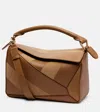 Loewe Puzzle Small Leather And Suede Tote Bag
