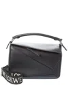 Loewe Small Puzzle Edge Bag In Black