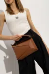 Loewe Puzzle Edge Small Top-handle Bag In Leather In Brown