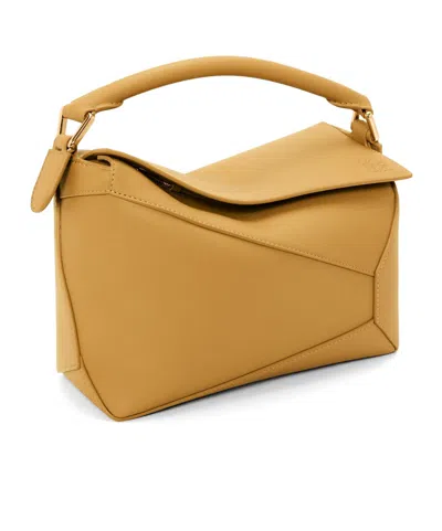 Loewe Puzzle Small Shoulder Bag In Brown
