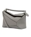 Loewe Geometric Origami-inspired Structured Handbag In Gray