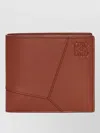 Loewe Puzzle Stitch Detail Bifold Leather Wallet In Brown