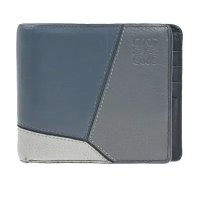 Pre-owned Loewe Puzzle Stitches Bifold Wallet Leather Multicolour Leather Wallets Accessory ()