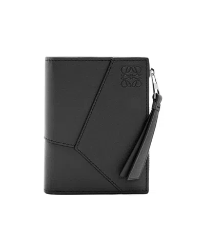 Loewe Puzzle Wallet In Black