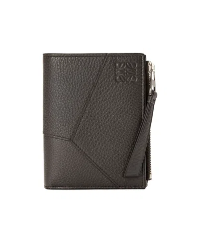 Loewe Puzzle Wallet In Brown