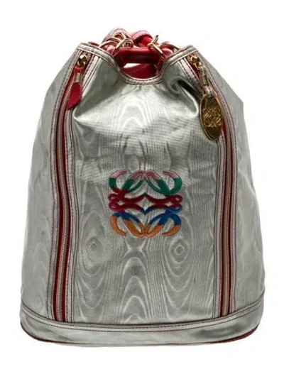 Pre-owned Loewe Pvc Backpack In Multicolor